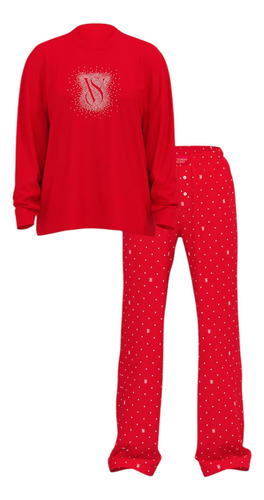 Pijama Brillos Victoria's Secret Mujer Algodón Talla M
