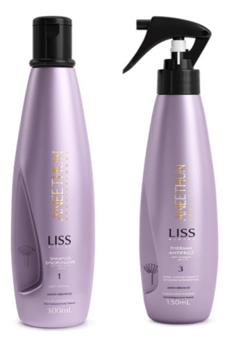 Kit Aneethun Liss System Shampoo 300ml e Spray 150ml