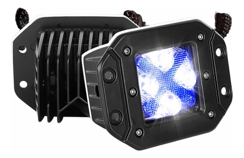 Faro 4 Led Para Empotrar 20w Cree Machito 