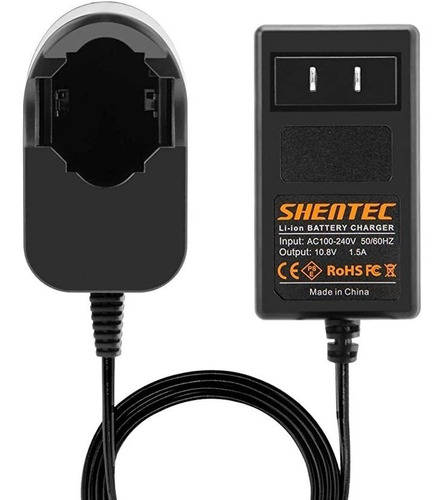 Cargador De Batería De Litio Shentec 10.8v Compatible Con .