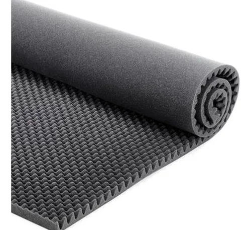 comprar Espuma Acústica Em Rolo 2,50cm  X 1,00 X 4cm Rende 2,5m2