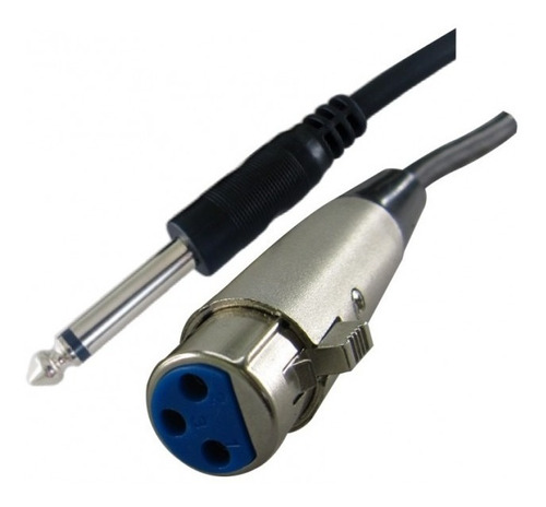 Cable Xlr Canon Macho A Plug 1/4 7.5m Para Microfono