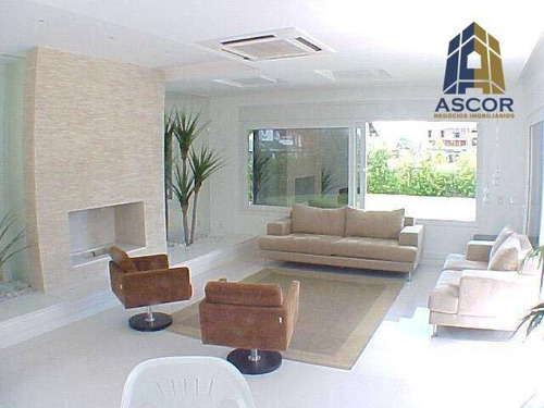 Imagem 3 de 23 de Excelente Casa De Alto Padrão Em Jurerê Internacional. 4 Suites, 7 Banheiros, Garagem Para 4 Carros, Florianópolis. Ca0035 - Ca0035