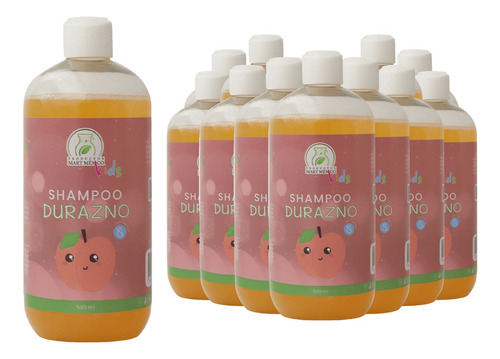  Shampoo Kids De Durazno Cero Lágrimas (500ml) 12 Pack