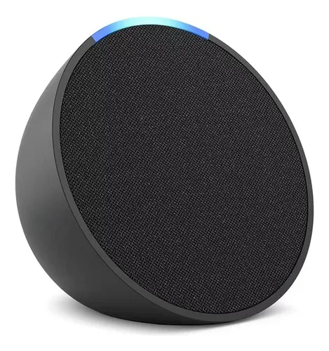 Amazon Echo Pop Com Assistente Virtual Alexa Color Black Cor Preto