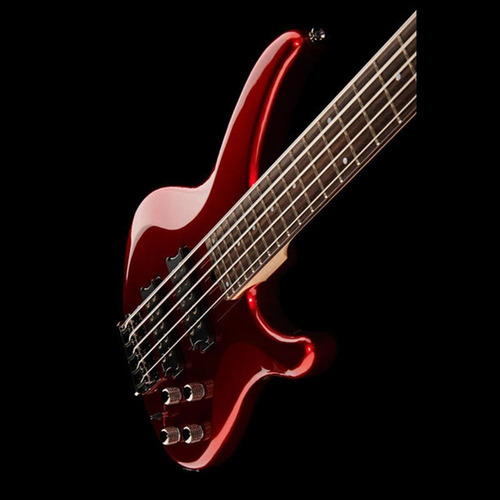 Baixo 5 Cordas Ativo Yamaha Trbx305 Vermelho Escala Escura