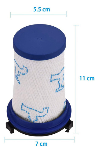 Juego De Filtros Hepa De 4 Piezas Para Rowenta Air Force .