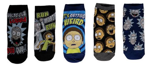 Rick And Morty - Calcetines Tobilleros Invisibles Para Mujer