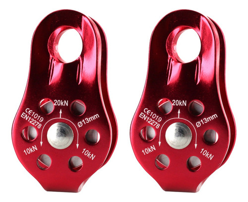 2pcs Alpinista Rescate De 20 Kn Escalada Caveing
