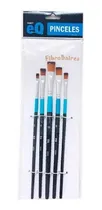 Comprar Set De Pinceles Chatos Eq Arte - Serie 650 