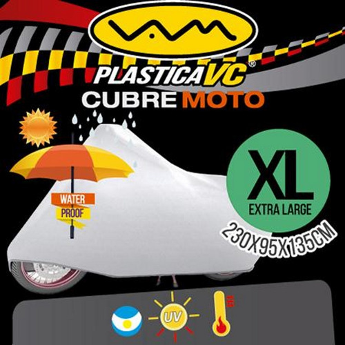 Cubre Moto (waterproof) Xl 230x95x135 C/bolso V.c. 990