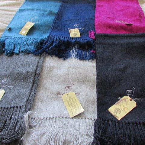 Preciosas Bufandas Alpaca ( Unisex ) Ideal Regalo