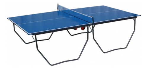 Mesa de ping pong AGM Profesional fabricada en MDF color azul