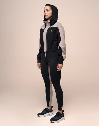 Campera Touche Sport Mujer Doble Cierre Desmontable