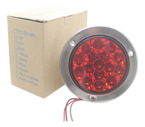 Luces Traseras Led Universales 12v-24v 16-led Indicador Rojo