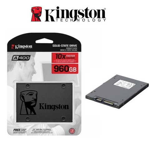 Disco Estado Solido Kingston Ssdnow A400 960gb Sata Iii 2.5