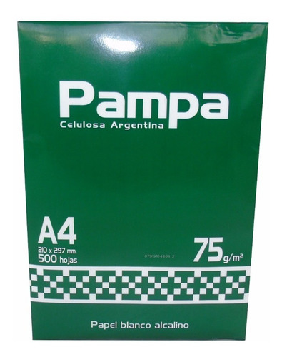 Resmas A4 Pampa 75 Gr Caja X 10 Uni Envio Gratis