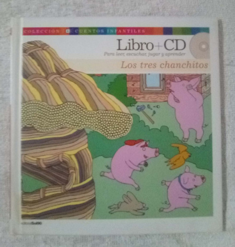 Libro + Cd  Los Tres Chanchitos Anónimo  Ed. Sol 90 