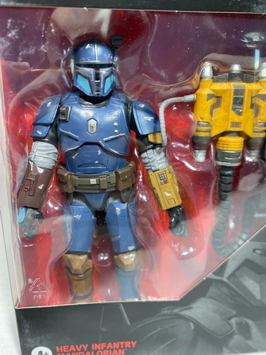 Star Wars Heavy Infantry Mandalorian Black Series Hasbro Rct (Usado)