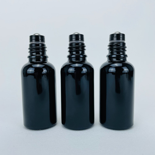 Frasco Roll On 30 Ml Coated Canica Acero Inoxidable 60pz