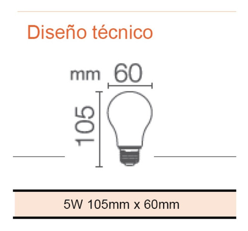 Imagen 3 de 6 de Lámpara Foco Led Osram Luz Fría 5w=40w Pack X 30