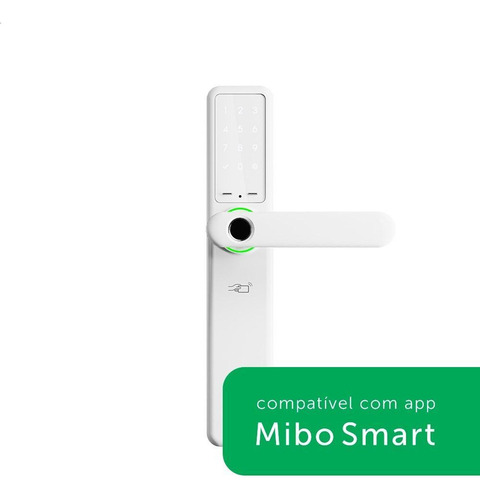 Fechadura De Embutir Com Maçaneta Mfr 7000 Branca Intelbras