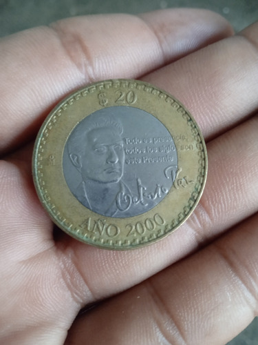 Moneda De $20 Del 2000