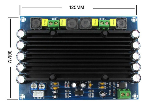 Tpa3116d2 Tarjeta Digital De Potencia De 2 Canales 2x150w