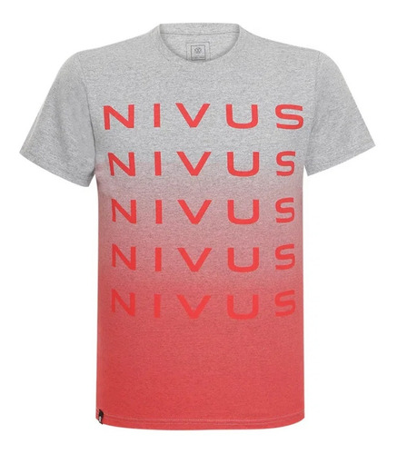 Camiseta Masculina Volkswagen Nivus Launch Mescla/vermelho