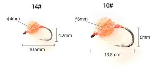 12 Señuelos De Pesca Con Mosca, Señuelos Artificiales Con