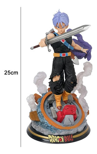 Figura Dragon Ball Z Trunks Espada Muñeco Escultura Super