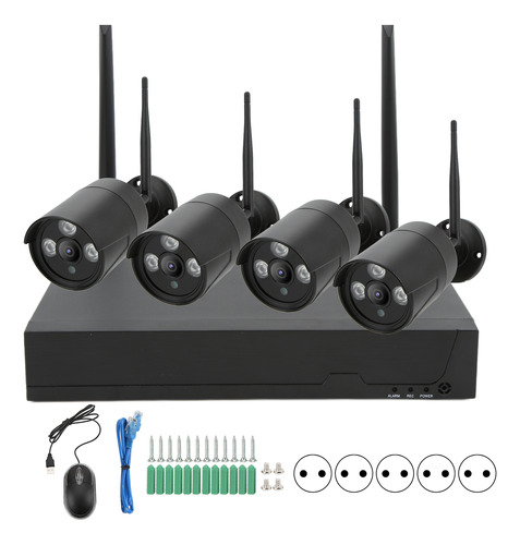 Kit De Videovigilancia De 2 Megapíxeles Para Exteriores Y Cá