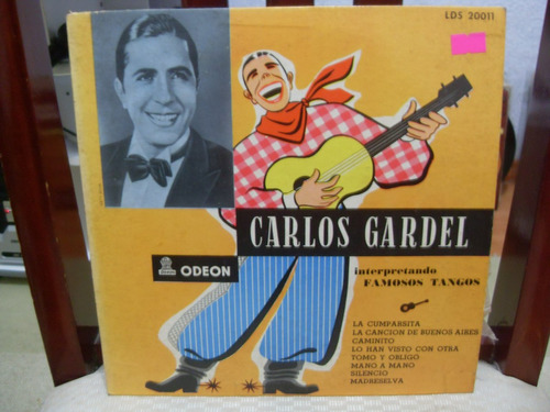 Lp Carlos Gardel Interpretando Famosos Tangos