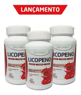 Licopeno Vitamina C Vitamina E Colágeno E Selênio Kit - 3