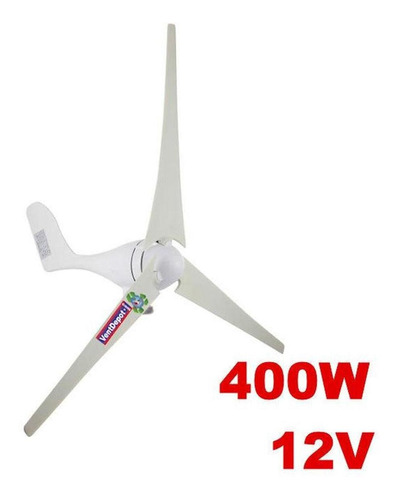 Aerogenerador Eolica Tiendas, Mxany-003, 400 W, 12v, Vientos