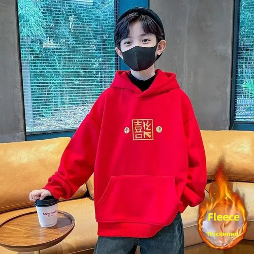 Sudadera Casual De Invierno Con Capucha De Forro Polar Para