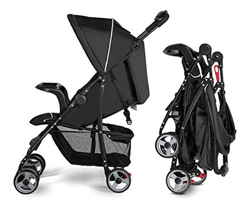 Costzonlightweight Carriola De Bebe Plegable Carriola Con 5