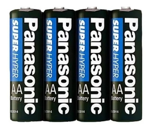 Pila AA Panasonic Super Hyper UM-3SH Cilíndrica - pack de 4 unidades