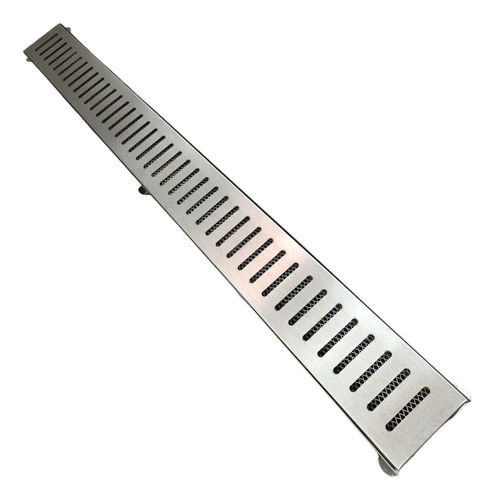 16 Ralos Linear 10x100 Inox 304 Reforçado Aro Com Tela