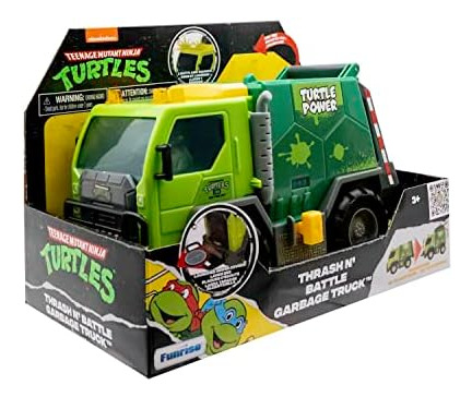 Camión De Basura Tmnt Acción Con Detalles Thrash