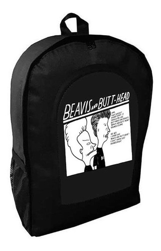 Mochila Negra Beavis Y Butt-head New A47