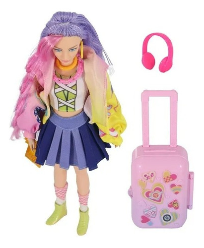 Muñeca Brittany Viaje Multicolor Jwzs-17