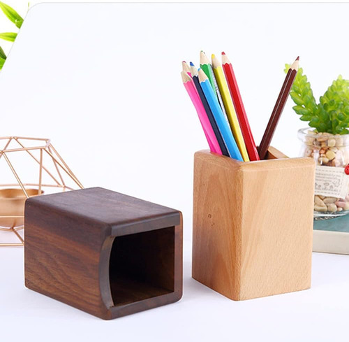 Portalápices De Madera Computadora, Portalápices De M...