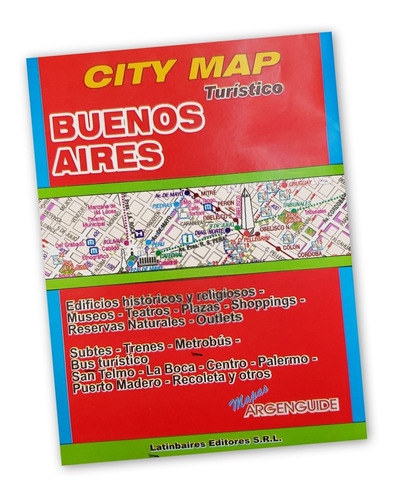 Mapas City Map Turístico Buenos Aires 