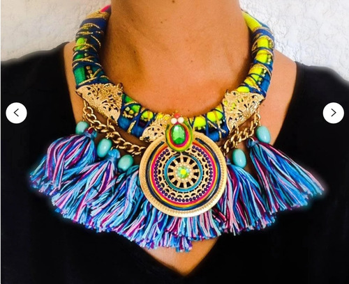 Collar De Bisuteria Hecho A Mano