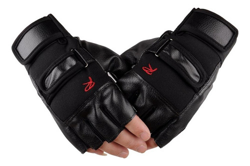 Guantes De Cuero Pu Ejercicio Gimnasio Deportes Fitness