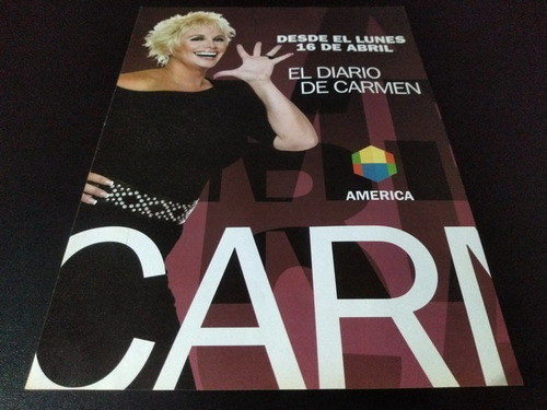 (pc351) Publicidad Clipping Tv El Diario De Carmen * 2007