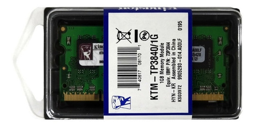 Memoria Kingston Ddr2 1gb Para Laptop Pc2-4200 533mhz