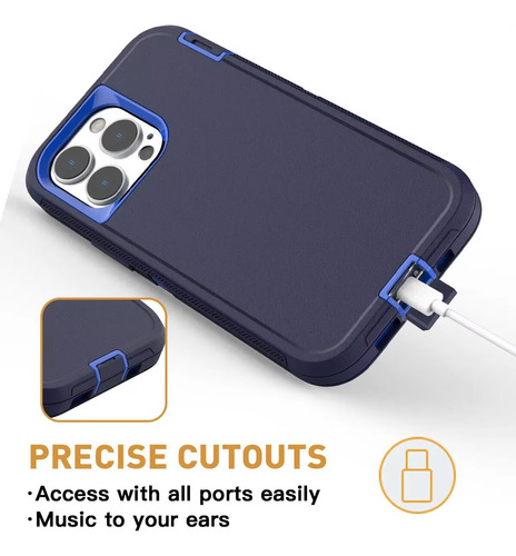 Case 360 iPhone 16 Pro Max - Triple Protección Anti Impacto