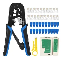 Comprar Kit De Herramientas De Crimpado Ywnegwe Rj45 Ethernet Rj11 R